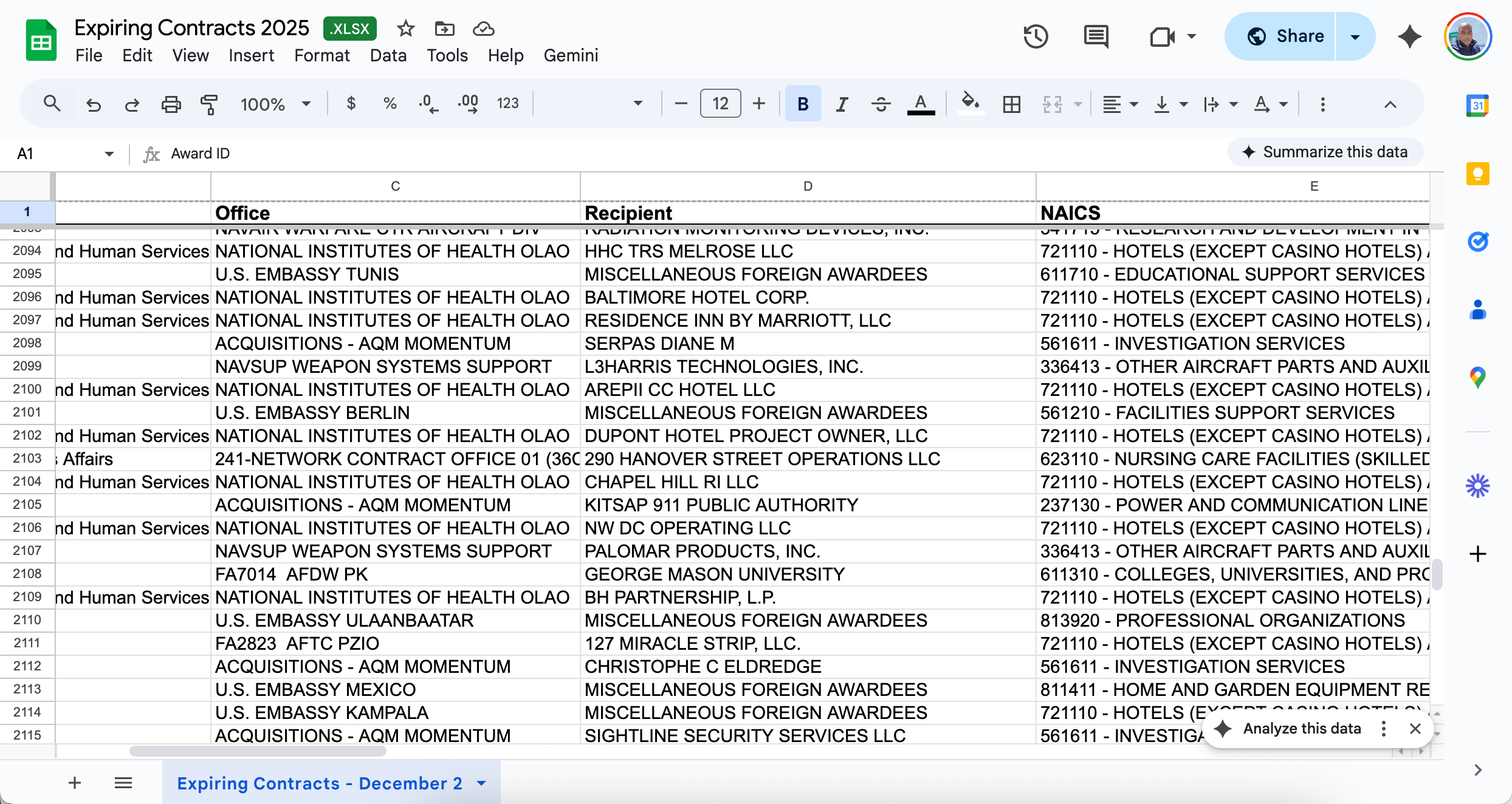 Free Expiring Contracts CSV thumbnail 4